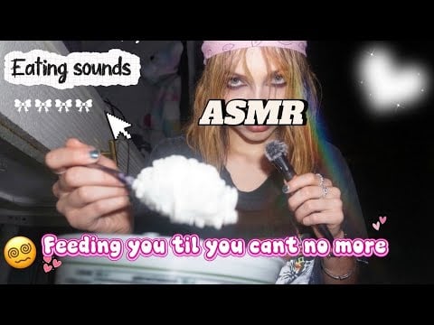 Feeding you until you can't no more (ASMR) #asmreating 