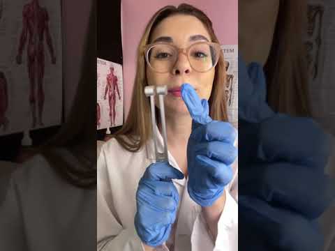 ASMR FASTEST EAR EXAM #shorts full medical examination ear cleaning, tuning fork hearing test Doctor