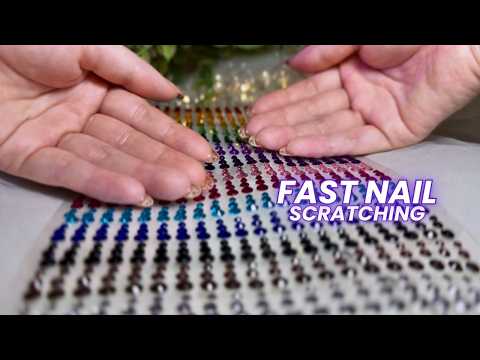 ASMR Intense Tingles｜Fast Back Nail Scratching🌟(with background music)