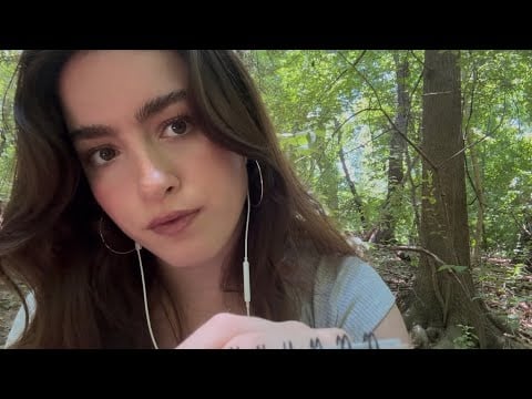 ASMR drawing your portrait in Central Park