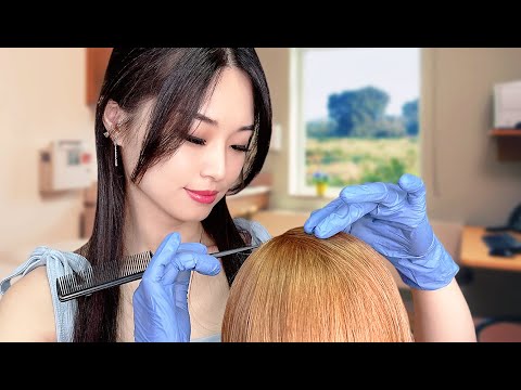 [ASMR] Doctor Scalp Check and Eczema Treatment