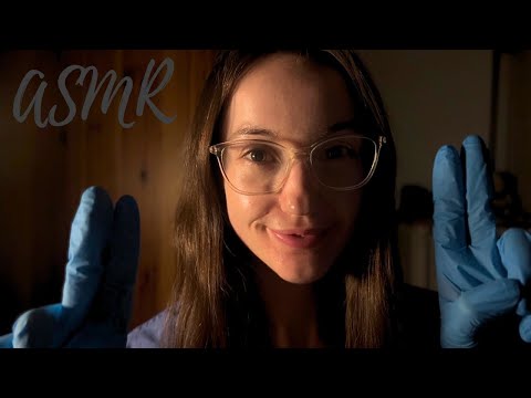 ASMR Dark Room EYE Exam Roleplay 👁️👩‍⚕️ Light Triggers & Up-Close Gentle Whispers