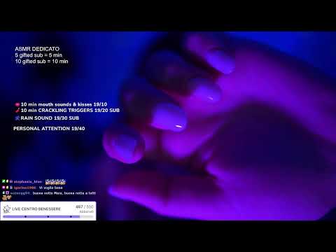 Coccole alle orecchie 💤 ASMR LIVE