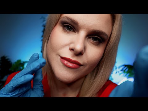 ASMR Skin Assessment For Oily Acne Skin