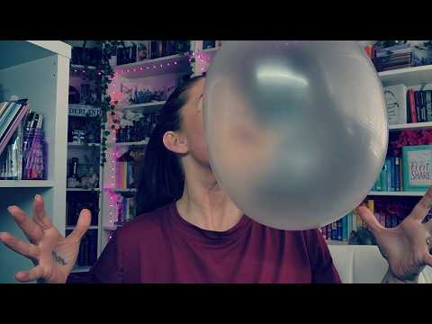 ASMR- Gum Chewing/Bubble Blowing w/ Quench (These Might Be My BIGGEST & MESSIEST Bubbles Yet!)
