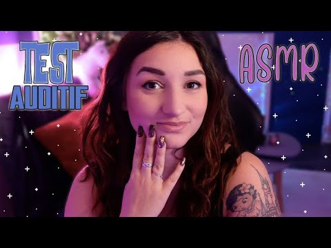 ASMR FRANCAIS : JE TESTE TES OREILLES 👂