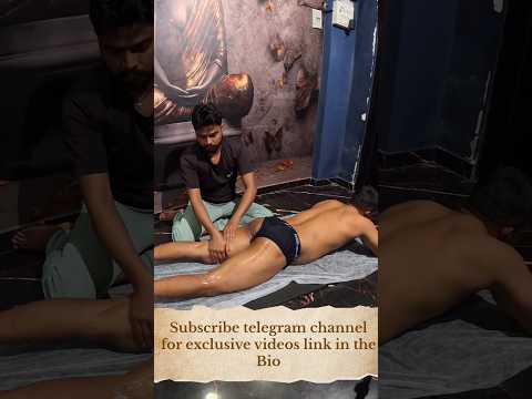 Glute with Body Massage after heavy workout | muscle relaxation and sleep apnea #asmr #massage