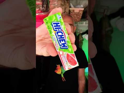 Trying weird watermelon candy ASMR Pt. 3: Wiley Wallaby Licorice and Hi-Chew Sweet & Sour #asmrcandy