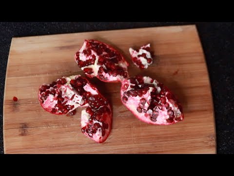 CRUNCHY JUICY POMEGRANATE ASMR EATING SOUNDS