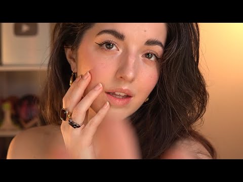 ASMR 4K Mirrored Face Touching