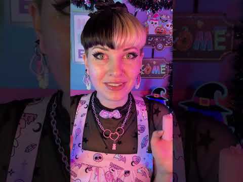 ASMR Pastel Goth Makeover 🖤 #asmr