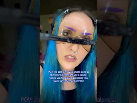 🥀🦇GOTH GIRL TO THE RESCUE🦇🥀 Pt9 #asmr #gothgirl #asmrgirl #gothbeauty #