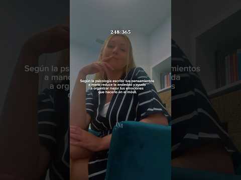 Haz esto para bajar la ansiedad ✔️ #ansiedad #terapia #psicologa #shorts #shortsfeed #shortsvideo