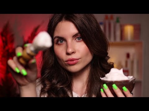 ASMR Barbershop Roleplay | Haircut & Shave SPA | Personal Attention