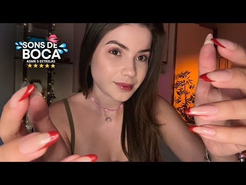 ASMR Relaxante com Sons de Boca e Movimentos de Mãos Sem Falar 👄💤