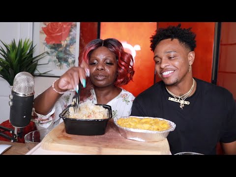 Eat Mac And Cheese With Us ASMR eating Sounds