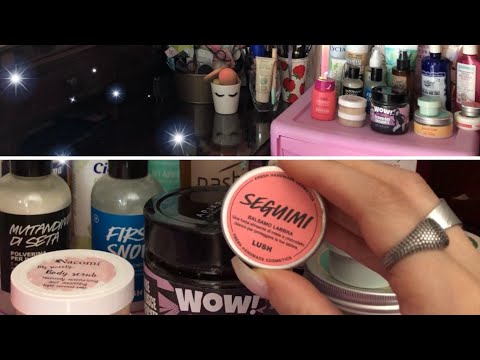 TI MOSTRO LA MIA POSTAZIONE MAKE UP + Show & Tell ✨ ASMR ITA