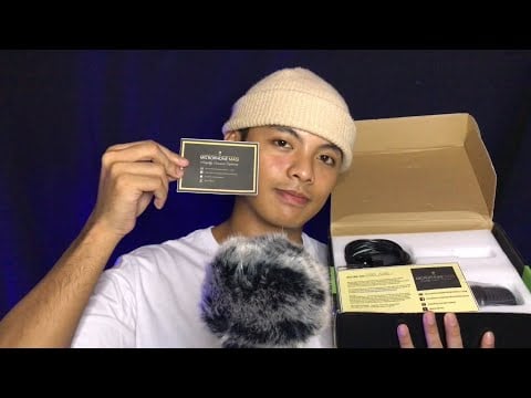 ASMR Unboxing My New Microphone + Your Favorite Triggers 🥰