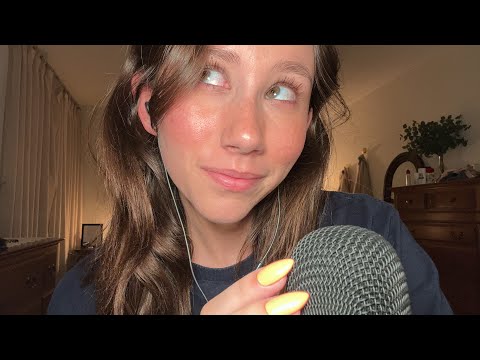 ASMR | Using My Fifine Microphone!! (Rambles, Mouth Sounds, Random Triggers)