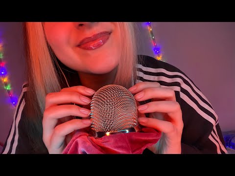 ASMR deutsch| Mic Scratching mit ganz viel Geflüster (mit/ohne Popschutz, Fluffy Mic) 🎤💕