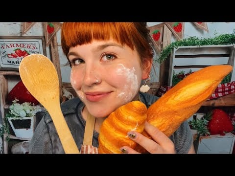 ASMR Strawberry Patch Bakery🍞🥨🥐🥖(southern accent, tingly triggers, roleplay)
