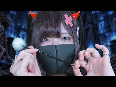 【ASMR】悪魔のオノマトペ耳かき【Ear cleaning / Roleplay】【日本語字幕】