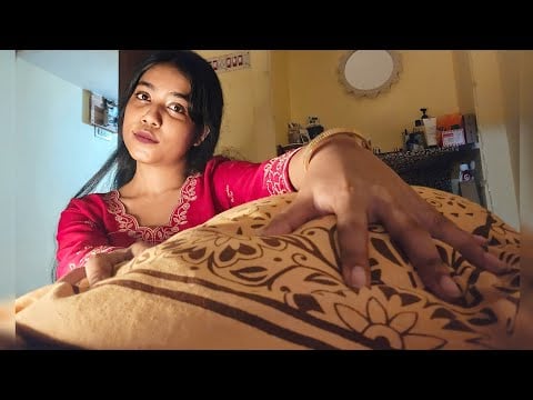 ASMR HINDI| Indian Girl Gives You a Full Body Massage 