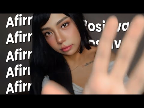 ASMR AFIRMAÇÕES POSITIVAS, MEDITAÇÃO COM SONS DE CHUVA, Positive Affirmations With Rain ☔️ #ASMR 