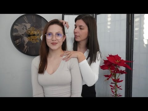 ASMR For Sleep, Scalp Check, Head Massage, Sensory Tests | Ear Pressure Point, Soft Spoken RELAX