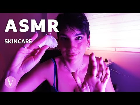 ASMR -Roleplay con skincare [SUSURROS] [ATENCION PERSONAL]