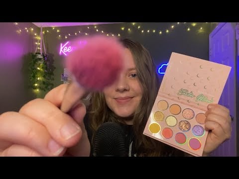 ASMR Doing Your Makeup in 3 Minutes (no talking + no mouth sounds)