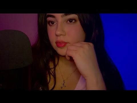 ASMR Pampering You To Sleep🌙(lipgloss,Spoolie,head scratching,besitos)