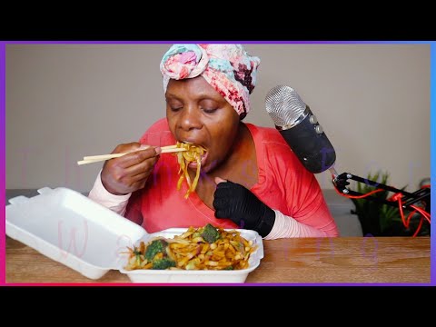 Taste For Lomein Noodles ASMR Eating Sounds
