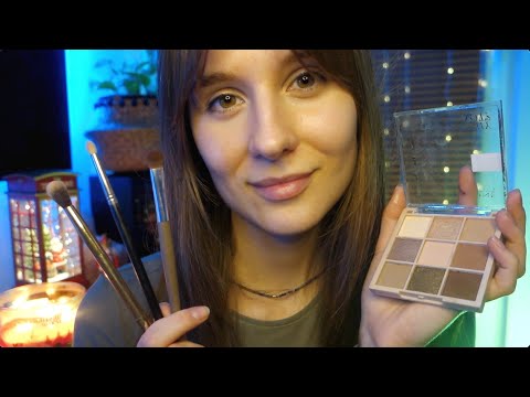 ASMR po polsku 🌙 Robię Ci Świąteczny Makijaż 🎄 ROLEPLAY (dużo osobistej uwagi)