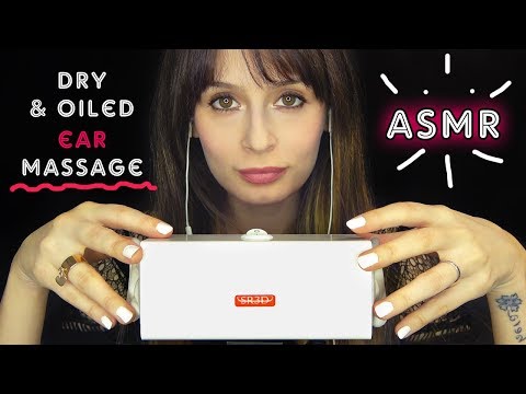 ASMR MILIONI DI BRIVIDI!!! * MASSAGGIO ALLE ORECCHIE CON OLIO E SENZA! * NO TALKING