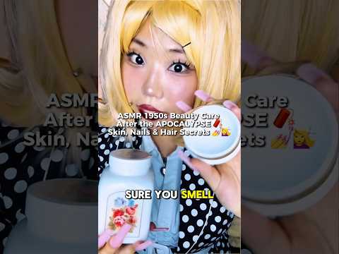 ASMR 1950s Beauty Care After the APOCALYPSE 🧨Skin, Nails & Hair #asmr #asmrroleplay #apocalypse