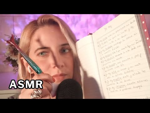 ASMR AFIRMACIONES POSITIVAS ANTES DE DORMIR CON SONIDOS RELAJANTES 😴