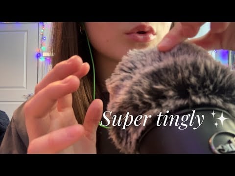 This Or That ASMR - Fluffy Mic Cover vs Foam Mic Cover ✨