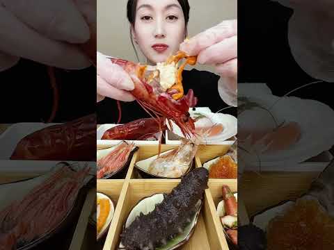 🦐🍜 Massive seafood feast with ASMR 🎶🔥 #SeafoodFeast #먹방