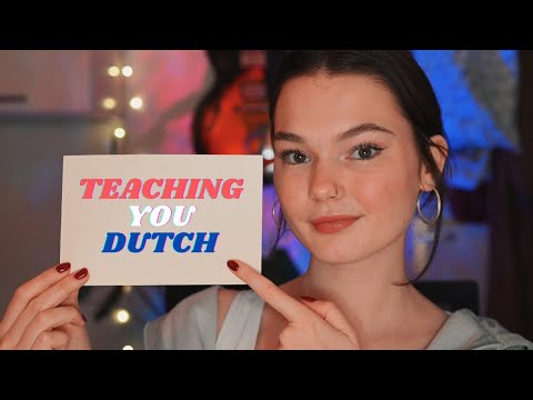 ASMR teaching you DUTCH!