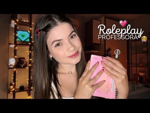 ASMR ROLEPLAY PROFESSORA 👩‍🏫 🍎
