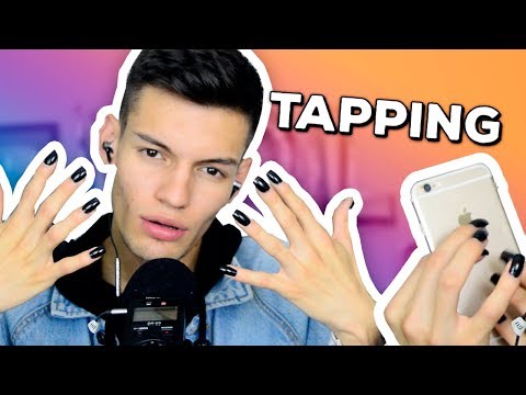 Tapping con mis hermosas uñas - ASMR Español