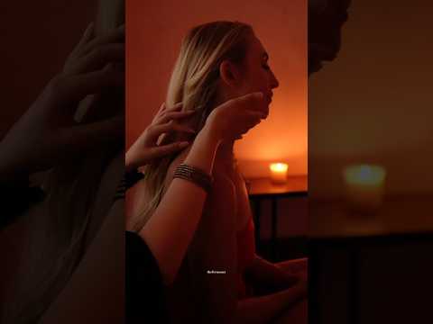 soft touch to fall asleep in candlelight 🕯️🌙 #asmrmassage #asmrsounds #asmrvideo #asmrrealperson