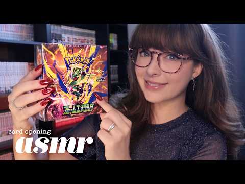 ASMR 💚 Storm Emeralda | Pokémon Card Booster Box Opening to Relax You ✦ Whispers, Tapping & Crinkles