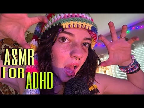 FAST&AGGRESSIVE ASMR FOR ADHD (New Triggers Every 30 Seconds for Short Attention Spans) 💅🏻 #tingles 