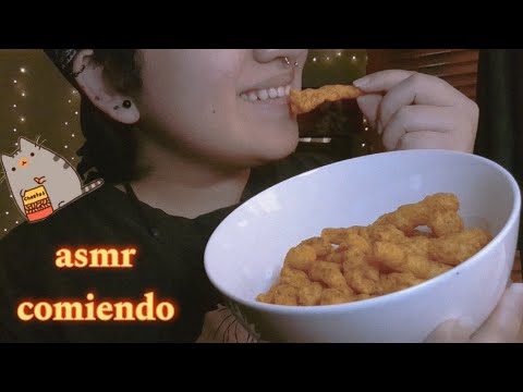 Asmr en Español  COMIENDO cheetos (Eating sounds,  mouth sounds)