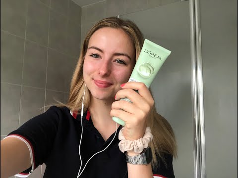 ASMR| Doing my morning skin care routine