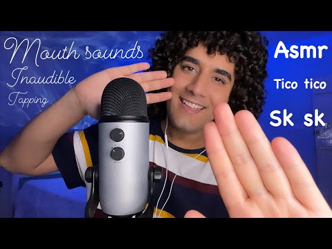Mouth sounds at maximum sensitivity || inaudible || Tapping || whispering