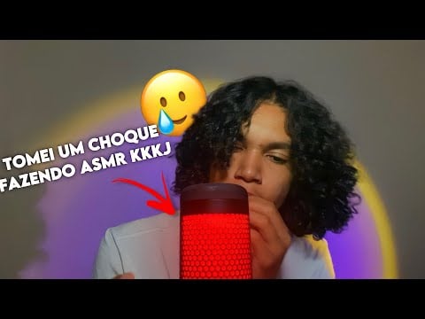 ASMR SPIT PAITING | mas o meu microfone me deu um choque no vídeo 🥲 :( é sério.