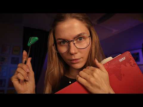 ASMR Running Some Medical Tests on You | Hearing & Eye Exam